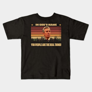 Vintage Newsroom Vogue NETWORKs Movie T-Shirts, Howard Beale's Rage Reimagined in Fashion Kids T-Shirt